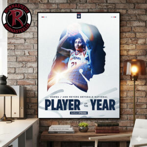 Sarah Strong 2026 USBWA Ann Meyers Drysdale National Player Of The Year Poster Canvas Decor