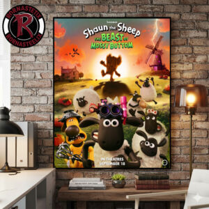 Shaun The Sheep The Beast Of Mossy Bottom In Theaters September 18 2026 Poster Canvas Decor