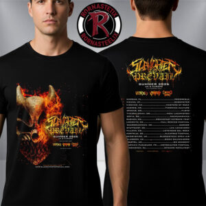 Slaughter To Prevail Summer 2026 UK And Europe Tour Schedule Tour Dates Unisex T Shirt Two Sided