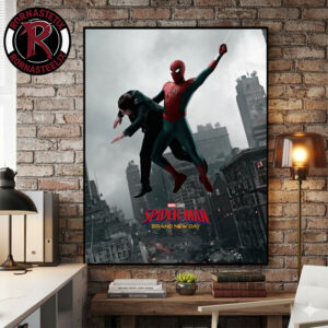 Spider Man Brand New Day Iconic Scene At Comic In New Trailer Poster Canvas Decor