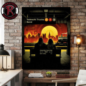 Tedeschi Trucks Venue Poster At Beacon Theatre On March 10 To 14 2026 New York Poster Canvas Decor