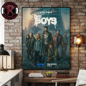 The Boys Final Season TV Series Coming On April 8 2026 Poster Canvas Decor