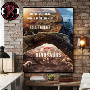 The Dinosaurs Movie On Netflix March 6 2026 Poster Canvas Decor