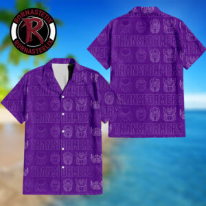 Transformers Autobots Logo Robot Pattern Hawaiian Shirt