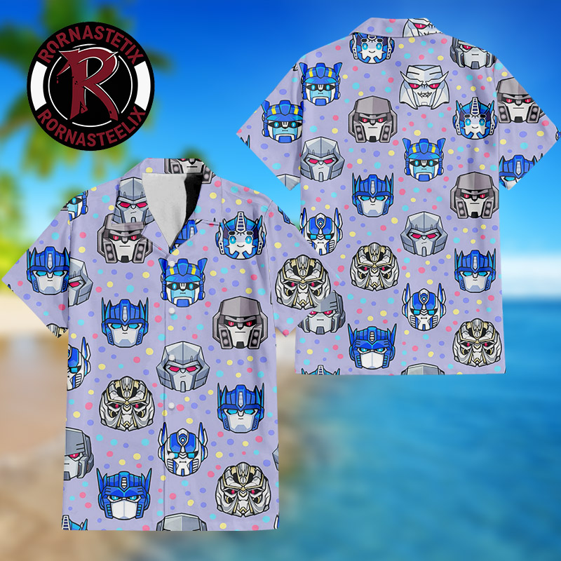 Transformers Autobots Robot Decepticons Cute Art Hawaiian Shirt Transformers Autobots Robot Decepticons Cute Art Hawaiian Shirt