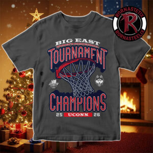 UConn Huskies Champions Big East Women’s Basketball Tournament 2025 26 Unisex T Shirt