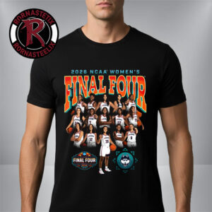 UConn Huskies NCAA Women’s Basketball Final Four 2026 March Madness All Team Unisex T Shirt