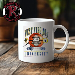 West Virginia Mountaineers Women’s Basketball 2026 Big 12 Tournament Champions Mug Cup