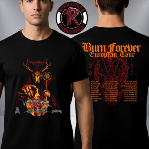 Whitechapel Burn Forever European Tour 2027 Schedule Merchandise Unisex T Shirt Two Sided