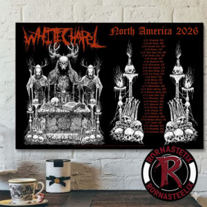 Whitechapel North American Tour 2026 Schedule Venue Tour Dates Poster Horizontal