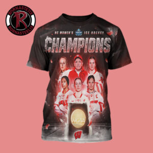 Wisconsin Badgers Women’s Ice Hockey National Champions 2026 NCAA Frozen Four All Over Print Shirt