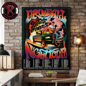 Wyatt Flores The Drive All Night Tour 2026 Venue Schedule Dates Poster Canvas Decor