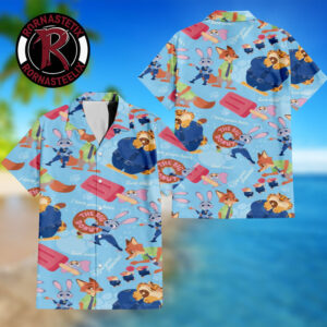 Zootopia 2 Officer Nick And Judy ZPD Hawaiian Shirt