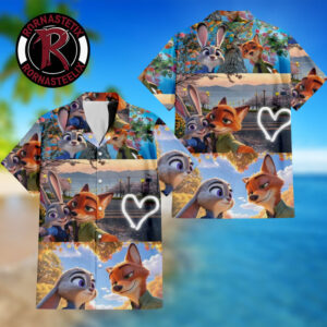 Zootopia Interspecies Love Hopps And Wilde Hawaiian Shirt
