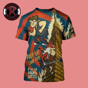 ACDC Pwr Up Tour 2026 At Estadio GNP Seguros Mexico City On April 7 11 15 2026 Angus Young x Brian Johnson Artwork All Over Print Shirt