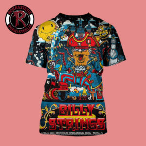 BIlly Strings Event Poster At Benchmark International Arena On April 8 2026 Tampa Florida All Over Print Shirt