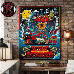 BIlly Strings Event Poster At Benchmark International Arena On April 8 2026 Tampa Florida Poster Canvas Decor