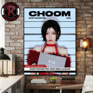 Babymonster 3rd Mini Album Choom Releases On May 4 2026 Visual Photo Poster Canvas Decor