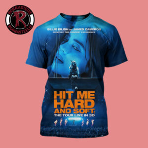 Billie Eilish New Poster Hit Me Hard And Soft The Tour Live In 3D Movie On May 8 2026 All Over Print Shirt