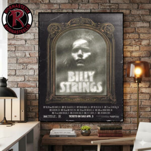 Billy Strings Fall 2026 Tour North America Schedule Tour Dates Poster Canvas Decor