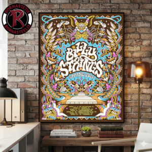 Billy Strings Springs 2026 Tour Schedule Art By Tiffany Chin Poster Canvas Decor