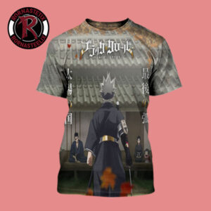 Black Clover Hino Arc Season 3 Poster Announced For 2028 All Over Print Shirt