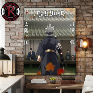 Black Clover Hino Arc Season 3 Poster Announced For 2028 Poster Canvas Decor