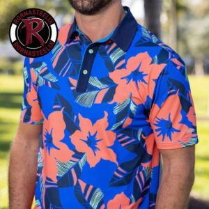 Breakfast Balls Sunset Tropic Spring Collection RSVLTS Golf Polo Shirt