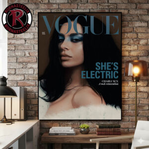 Charli XCX Graces On British Vogue May 2026 She’s Electric Poster Canvas Decor