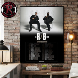 Chris Brown The RnB Tour 2026 Raymond And Brown Schedule Tour Dates Poster Canvas Decor