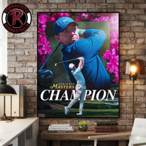 Congrats Rory McIlroy Back To Back Masters Champions 2026 Poster Canvas Decor