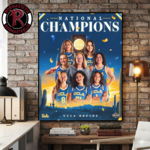 Congrats UCLA Bruins Women’s Basketball Champions 2026 NCAA National Championship 2026 Poster Canvas Decor