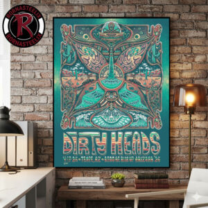 Dirty Heads Reggae Rise Up Arizona ‘26 Exclusive Poster At Tempe AZ On April 17 2026 Poster Canvas Decor