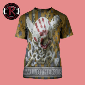 Five Finger Death Punch Wall Of Heroes All Over Print Shirt