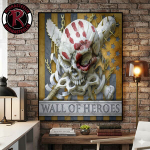 Five Finger Death Punch Wall Of Heroes Poster Canvas Decor