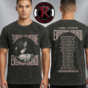 Florence And The Machine Dance Fever Tour 2026 Schedule Tour Dates Washed T Shirt