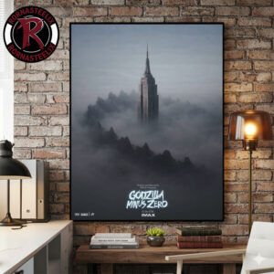 Godzilla Minus Zero 2026 Japanese Film In Theaters On November 6 2026 Poster Canvas Decor