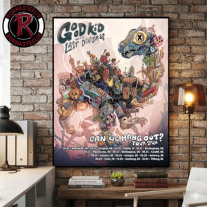 Good Kid Can We Hang Out EU UK Tour 2026 Schedule Tour Dates Poster Canvas Decor
