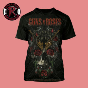 Guns N Roses World Tour 2026 Brazil Poster At Estádio Estadual Kleber José de Andrade On April 12 2026 Cariacica Brazil All Over Print Shirt