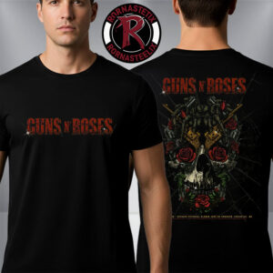 Guns N Roses World Tour 2026 Brazil Poster At Estádio Estadual Kleber José de Andrade On April 12 2026 Cariacica Brazil Unisex T Shirt Two Sided