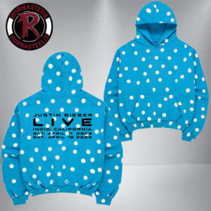 Justin Bieber Coachella 2026 Festival Merch Indio California April 11 And 18 2026 Spot Hoodie