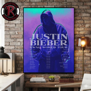 Justin Bieber Swag World Tour 2026 Concept Art Work By Chris Vivas Poster Canvas Decor