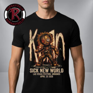 Korn Sick New World Festival 2026 At Las Vegas Festival Grounds On April 25 2026 Unisex T Shirt
