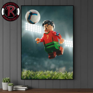 LEGO Football Legends x Cristiano Ronaldo FIFA World Cup 2026 Mini Figures Poster Canvas Decor