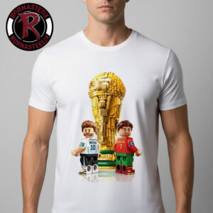 LEGO Football Legends x Lionel Messi And Cristiano Ronaldo FIFA World Cup 2026 Mini Figures Unisex T Shirt