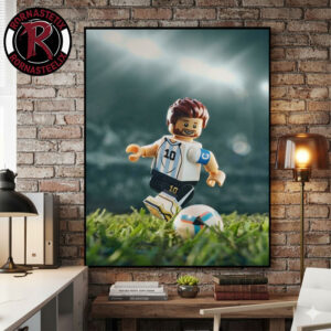 LEGO Football Legends x Lionel Messi FIFA World Cup 2026 Mini Figures Poster Canvas Decor