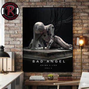 Lisa BLACKPINK x Anyma New Single Bad Angel Released On April 8 2026 Poster Canvas Decor