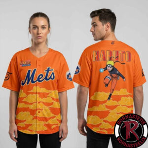 MLB New York Mets x Naruto Shippuden Naruto Night On June 12 2026 Baseball Jersey