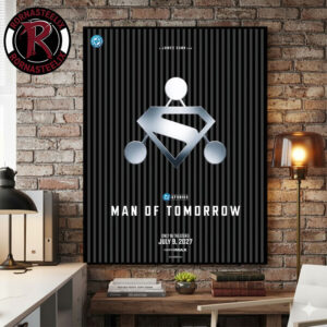 Man Of Tomorrow Only In Theaters July 9 2027 A James Gunn Film Poster Canvas Decor