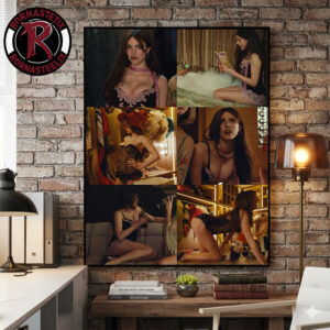 Margaret Qualley Look Sexy Insane In House Tour Music Video Of Sabrina Carpenter Poster Canvas Decor